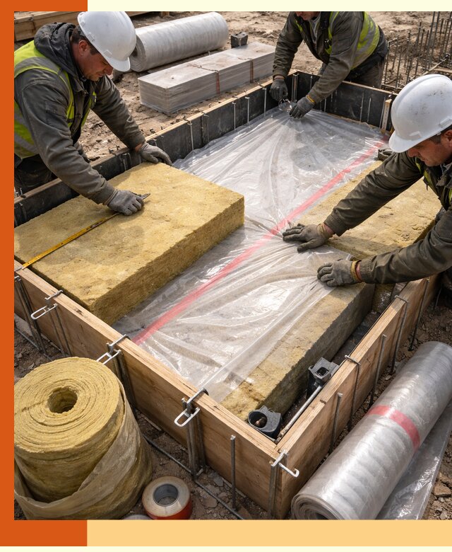 Теплоизоляция опалубки для строительства в Ногинске