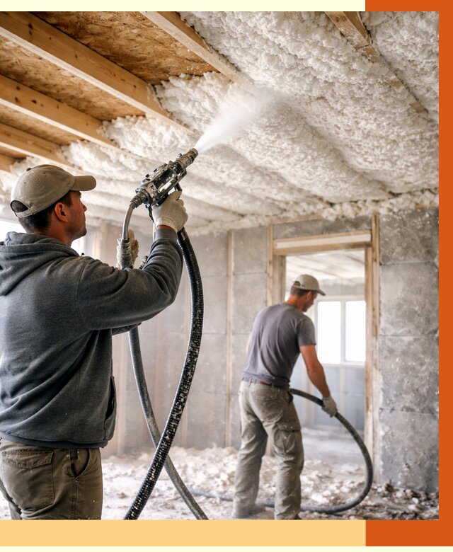 Утепление пеноизолом в Ногинске от 1621 руб./м2 под ключ | ТепломастерНгн