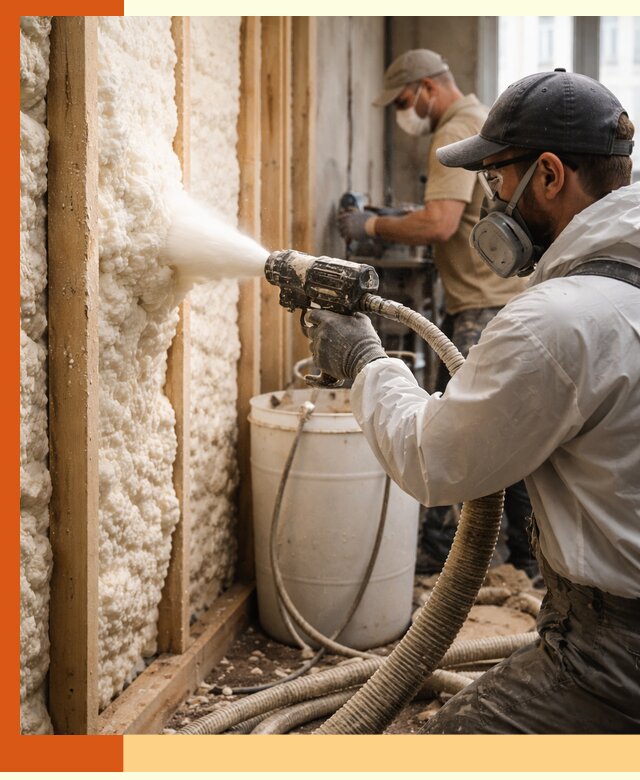 Утепление пеноизолом жилых и коммерческих объектов в Ногинске