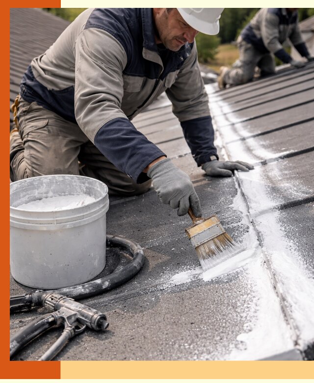 Утепление кровли жидкой теплоизоляцией в Ногинске