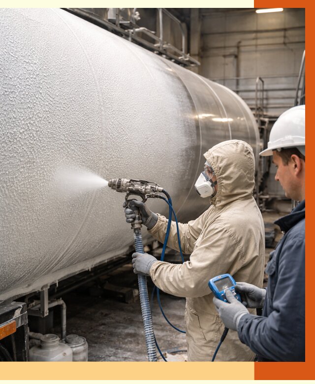 Утепление автоцистерны жидкой теплоизоляцией в Ногинске от 14690 руб. под ключ | ТепломастерНгн