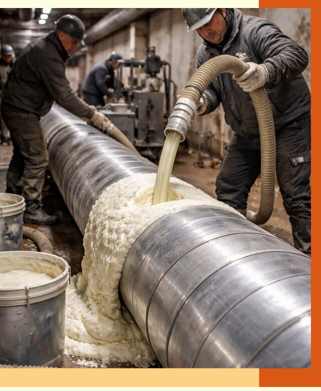 Утепление теплотрассы жидкой теплоизоляцией в Ногинске от 4255 руб. | ТепломастерНгн