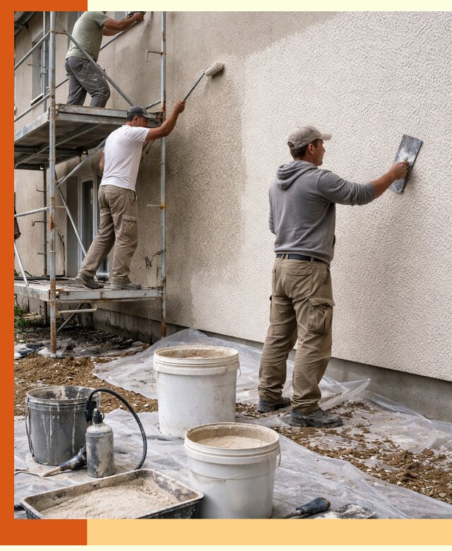 Утепление фасада жидкой пробкой в Ногинске