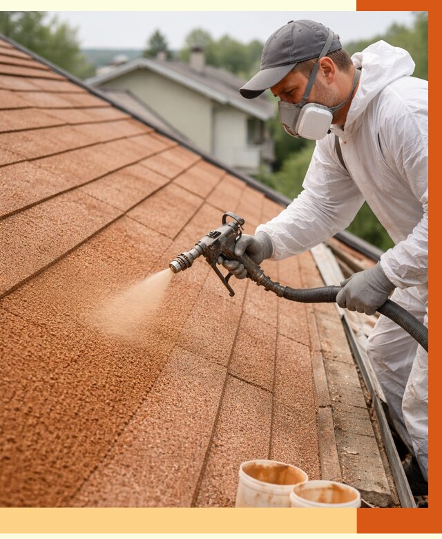 Утепление кровли жидкой пробкой в Ногинске от 2735 руб./м² под ключ | ТепломастерНгн