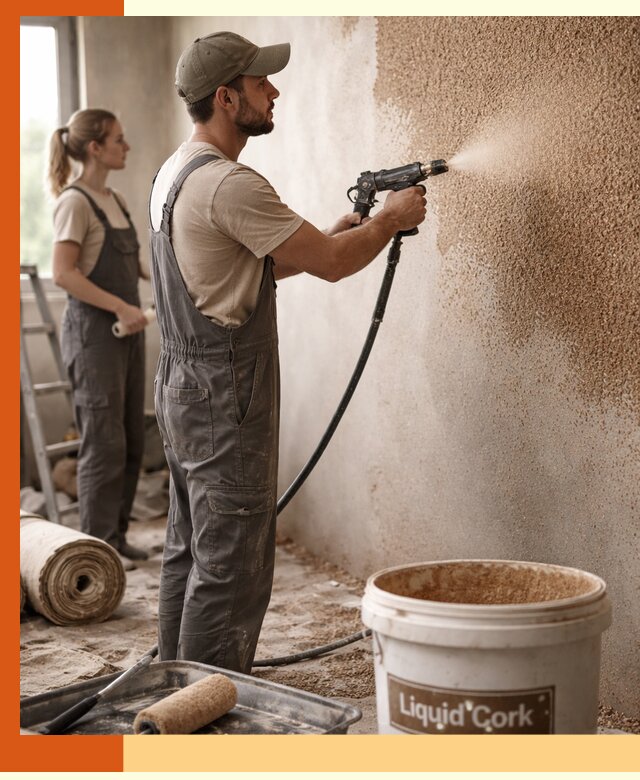 Утепление стен жидкой пробкой в Ногинске эффективное и долговечное