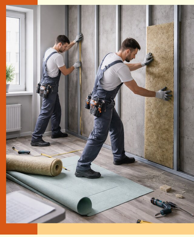 Шумоизоляция квартиры под ключ в Ногинске — профессионально и гарантированно