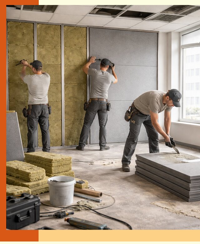 Профессиональная шумоизоляция офисов в Ногинске для комфорта сотрудников