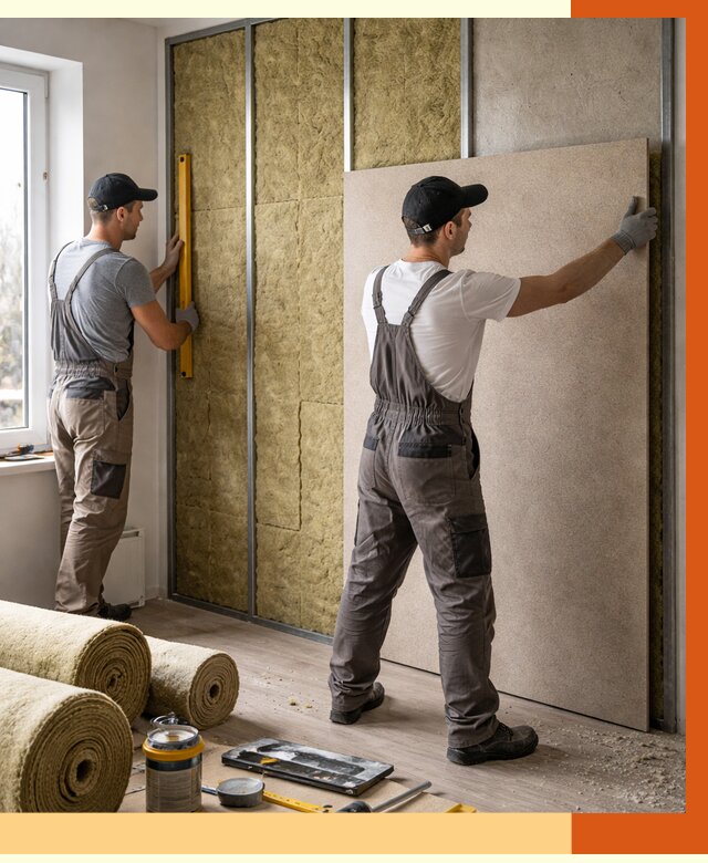 Шумоизоляция стен в Ногинске от 4559 руб/м2 — звукоизоляция стен под ключ | ТепломастерНгн