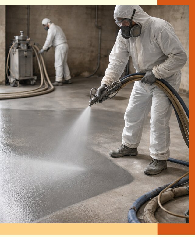 Гидроизоляция полимочевиной в Ногинске от 8611 руб/м² — напыление полимерной гидроизоляции | ТепломастерНгн