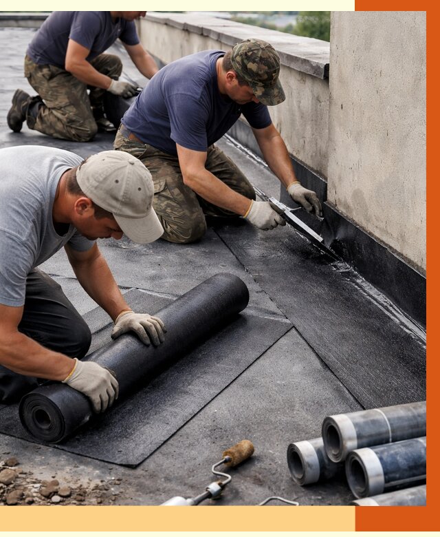 Гидроизоляция кровли в Ногинске от 4559 руб. — профессиональная гидроизоляция крыши | ТепломастерНгн