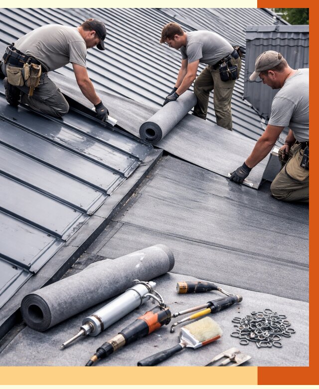 Гидроизоляция металлической кровли полимочевиной в Ногинске от 8611 руб. | ТепломастерНгн