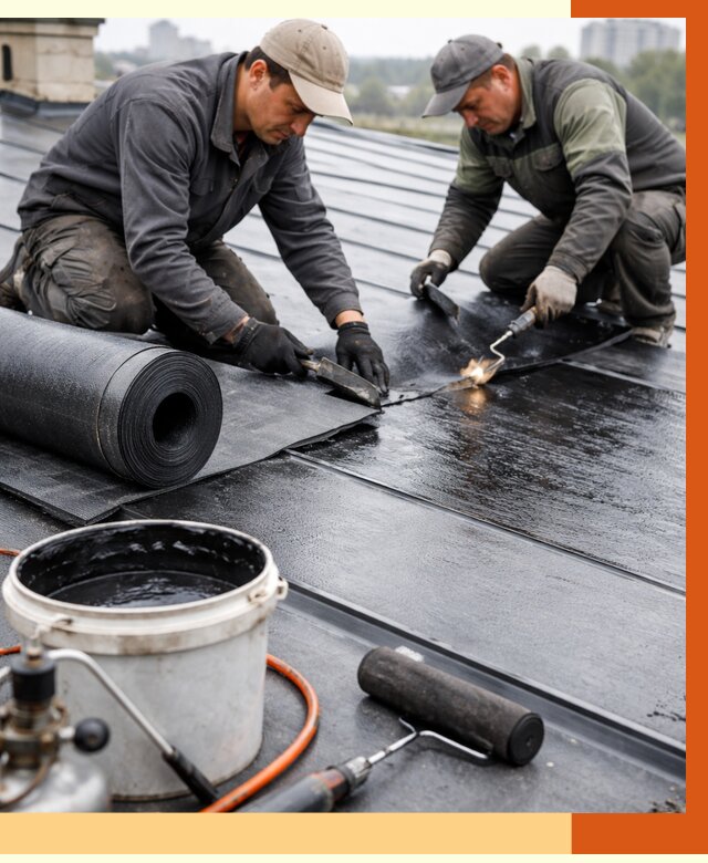 Гидроизоляция фальцевой кровли в Ногинске от 7598 руб. под ключ | ТепломастерНгн
