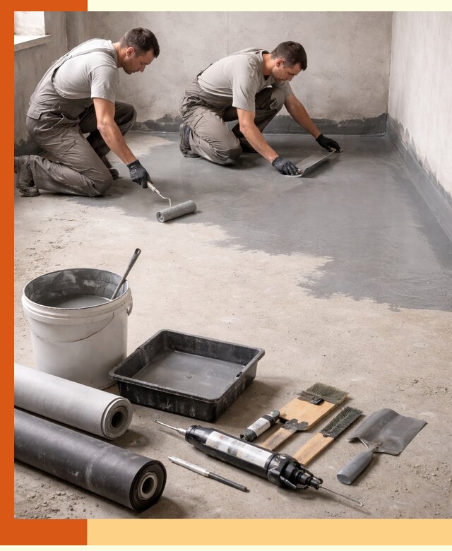 Гидроизоляция пола в Ногинске — надежная защита от влаги и протечек