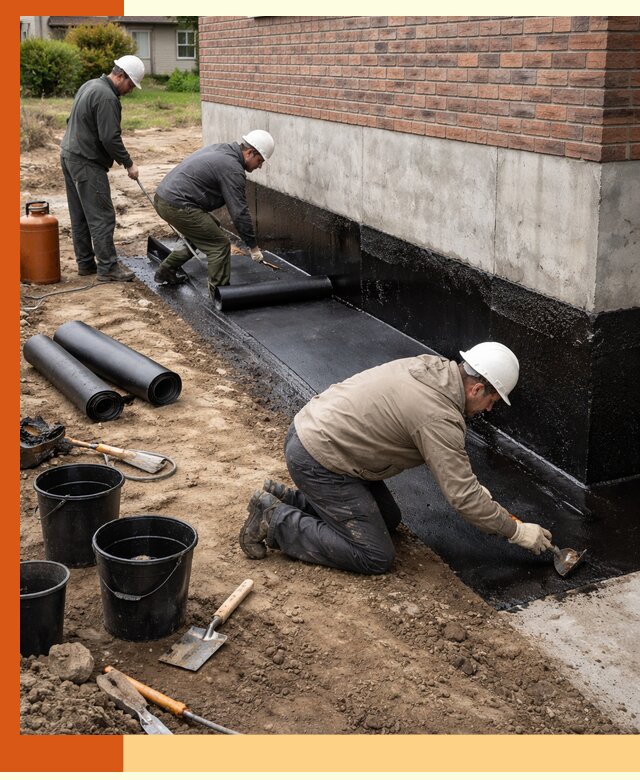 Гидроизоляция фундамента в Ногинске: надежная защита строений