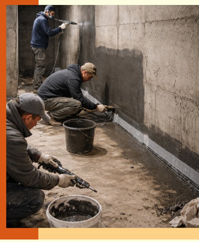 Гидроизоляция подвала в Ногинске — комплексная защита от влаги