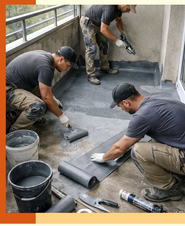 Гидроизоляция балкона в Ногинске: надежная защита от протечек