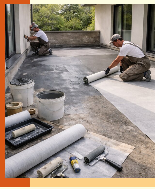 Гидроизоляция террасы в Ногинске — надежная защита от влаги и протечек