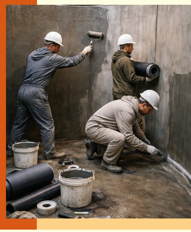 Гидроизоляция резервуара профессионально в Ногинске