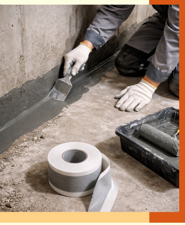 Гидроизоляция швов и герметизация стыков в Ногинске от 1266 руб. | ТепломастерНгн