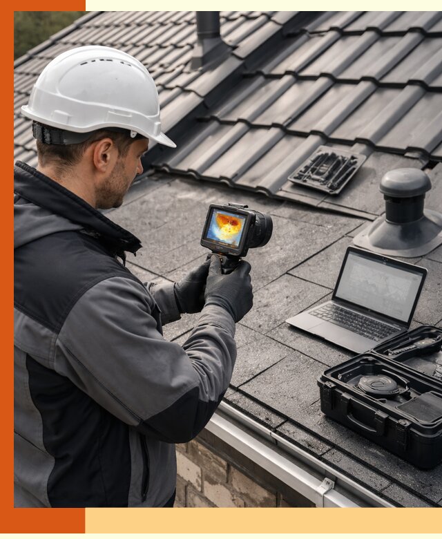 Тепловизионное обследование кровли в Ногинске для выявления дефектов