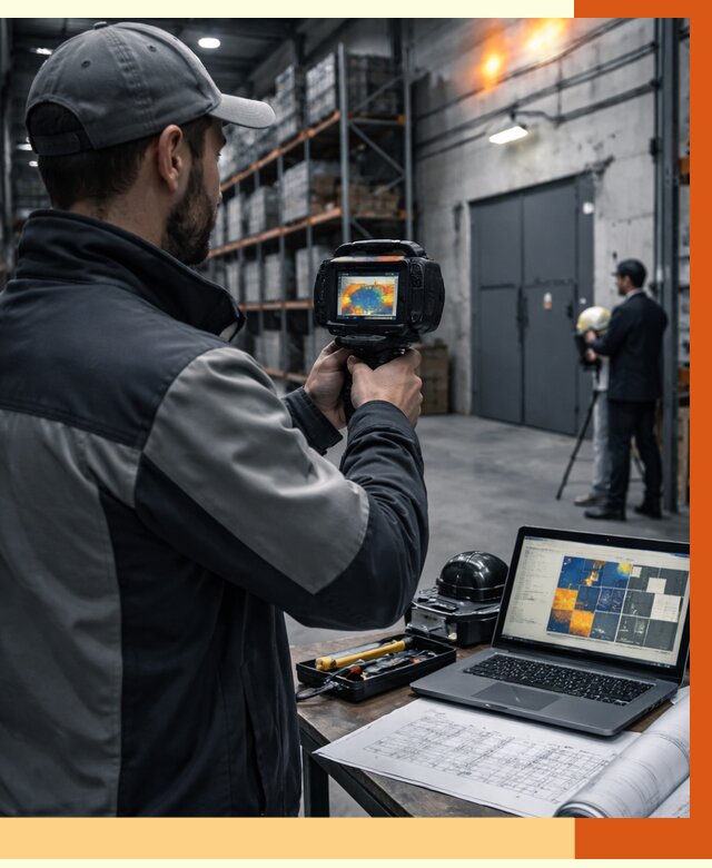 Тепловизионное обследование склада в Ногинске от 6585 руб. | ТепломастерНгн