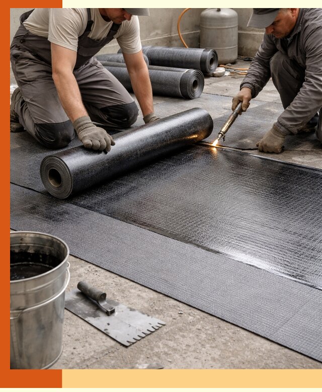 Монтаж гидроизоляционной мембраны в Ногинске для зданий и конструкций