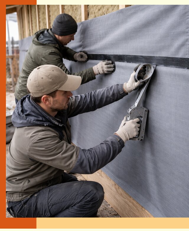 Монтаж ветроизоляции зданий и конструкций в Ногинске