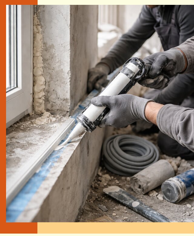 Герметизация стыков и примыканий зданий в Ногинске